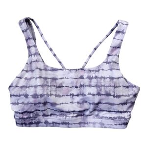 Athleta Lavender Tie Dye Exhale Sports Bra